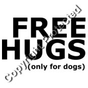 Free Hugs only for dogs